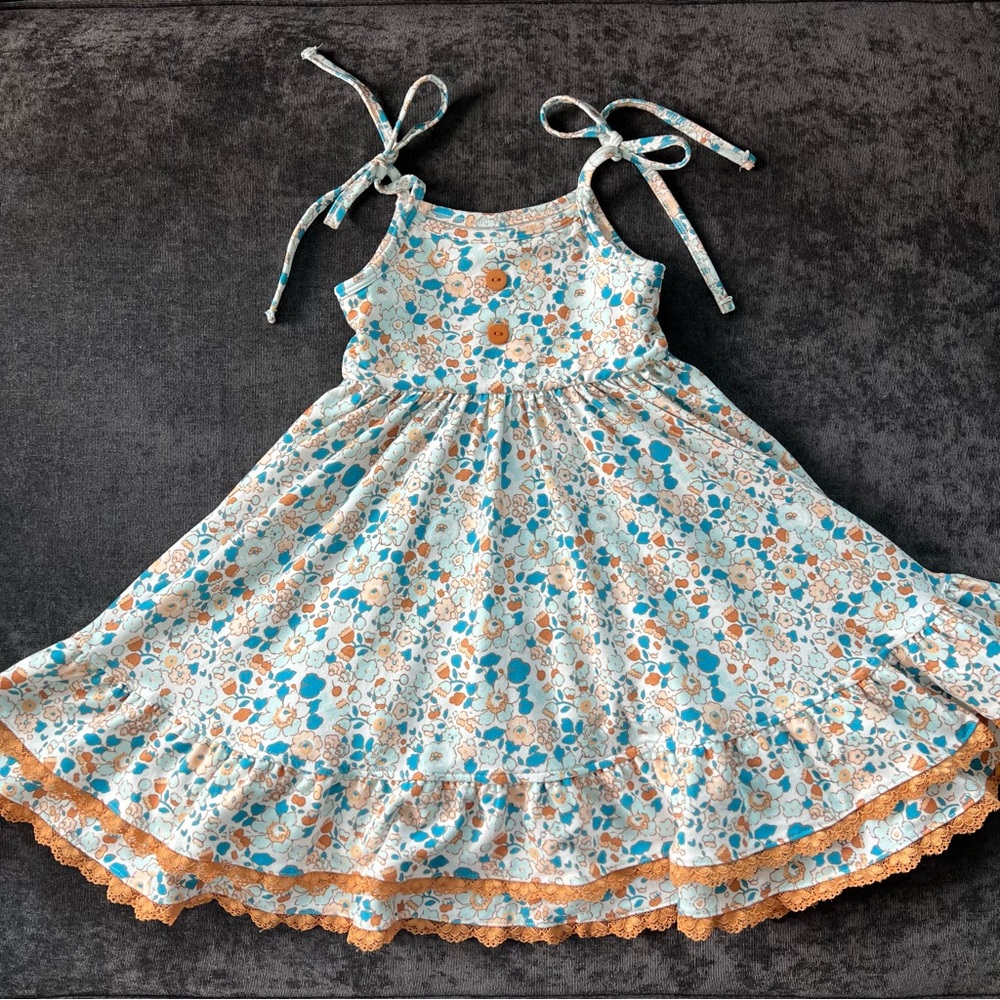 Jane + Jo Floral House Dress Size 2T